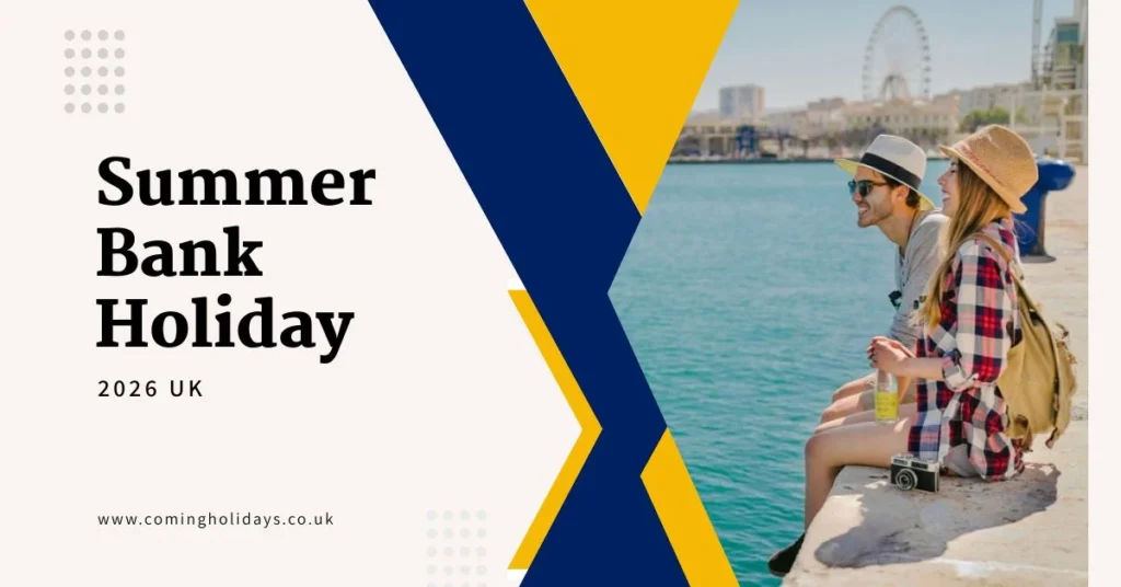 Summer Bank Holiday 2026 in the UK
