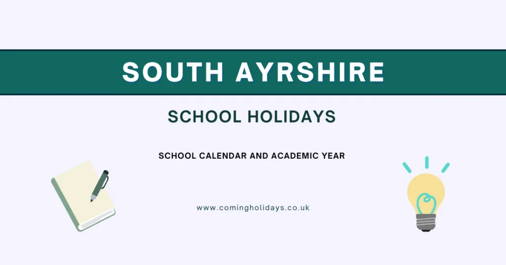 South Ayrshire School Holidays and Term Dates