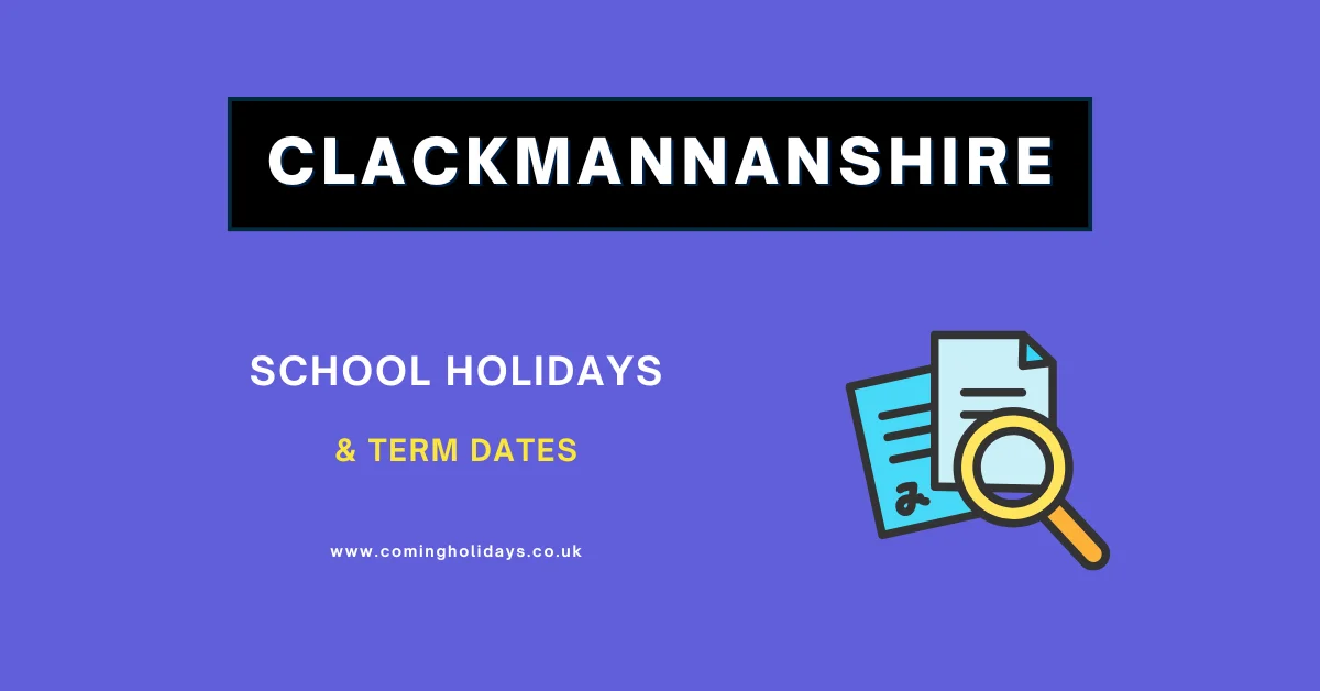 Home Clackmannanshire School Holidays and Term Dates