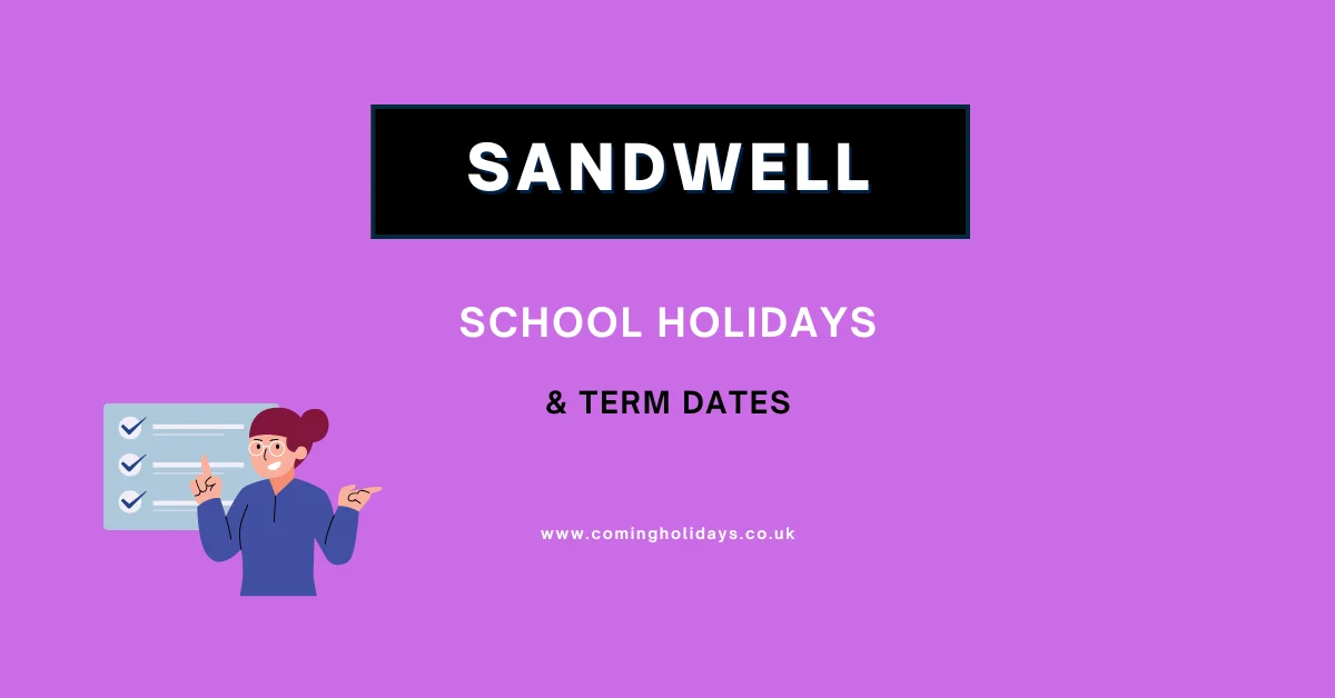 Home Sandwell School Holidays and Term Dates
